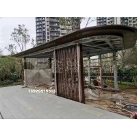 石家莊公園連廊不銹鋼屏風(fēng)整裝 金屬廊架佛山工廠
